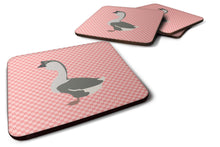 Load image into Gallery viewer, African Goose Pink Check Foam Coaster  BB7899FC