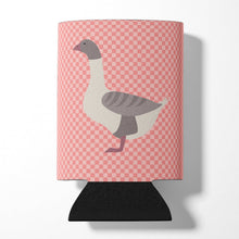 Load image into Gallery viewer, Buff Grey Back Goose Pink Check Can or Bottle Hugger BB7901CC
