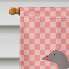 Load image into Gallery viewer, Buff Grey Back Goose Pink Check Flag Canvas House Size BB7901CHF