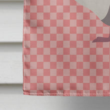 Load image into Gallery viewer, Buff Grey Back Goose Pink Check Flag Canvas House Size BB7901CHF