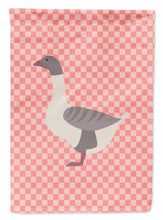 Load image into Gallery viewer, Buff Grey Back Goose Pink Check Garden Flag - Outdoor Decorative Yard Flag