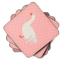 Load image into Gallery viewer, Sebastopol Goose Pink Check Foam Coaster  BB7902FC