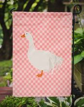 Load image into Gallery viewer, Sebastopol Goose Pink Check Garden Flag - Outdoor Decorative Yard Flag