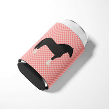 Load image into Gallery viewer, Pomeranian Rogener Goose Pink Check Can or Bottle Hugger BB7904CC