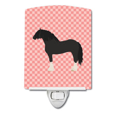 Load image into Gallery viewer, Pomeranian Rogener Goose Pink Check Ceramic Night Light BB7904CNL