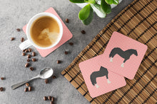 Load image into Gallery viewer, Pomeranian Rogener Goose Pink Check Foam Coaster  BB7904FC