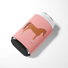 Load image into Gallery viewer, Arabian Horse Pink Check Can or Bottle Hugger