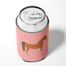 Load image into Gallery viewer, Arabian Horse Pink Check Can or Bottle Hugger