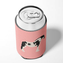 Load image into Gallery viewer, Cyldesdale Horse Pink Check Can or Bottle Hugger BB7912CC
