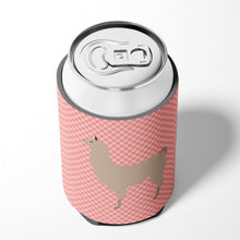 Load image into Gallery viewer, Llama Pink Check Can or Bottle Hugger BB7916CC