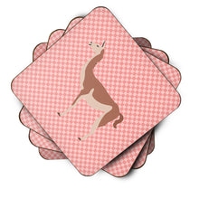 Load image into Gallery viewer, Guanaco Pink Check Foam Coaster  BB7921FC