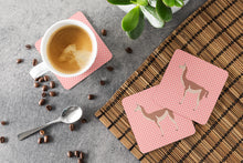 Load image into Gallery viewer, Guanaco Pink Check Foam Coaster  BB7921FC