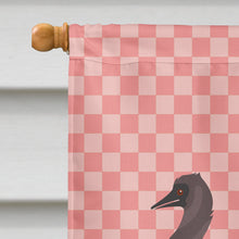 Load image into Gallery viewer, Emu Pink Check Flag Canvas House Size BB7922CHF