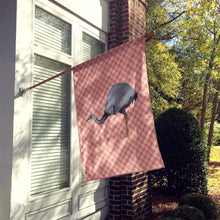Load image into Gallery viewer, Rhea  Pink Check Flag Canvas House Size BB7923CHF