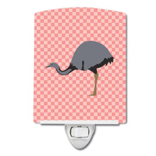 Load image into Gallery viewer, Rhea  Pink Check Ceramic Night Light BB7923CNL