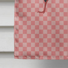 Load image into Gallery viewer, Silver Pheasant Pink Check Flag Canvas House Size BB7929CHF