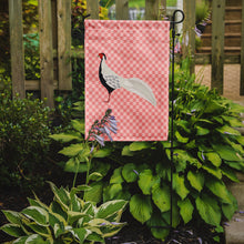 Load image into Gallery viewer, Silver Pheasant Pink Check Garden Flag - Outdoor Decorative Yard Flag