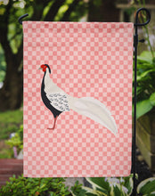 Load image into Gallery viewer, Silver Pheasant Pink Check Garden Flag - Outdoor Decorative Yard Flag