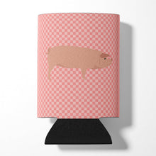 Load image into Gallery viewer, American Landrace Pig Pink Check Can or Bottle Hugger BB7932CC
