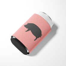 Load image into Gallery viewer, Berkshire Pig Pink Check Can or Bottle Hugger BB7933CC