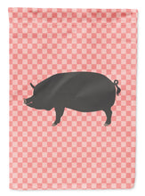 Load image into Gallery viewer, Berkshire Pig Pink Check Garden Flag - Outdoor Decorative Yard Flag
