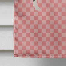 Load image into Gallery viewer, Hampshire Pig Pink Check Flag Canvas House Size BB7939CHF