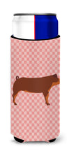 Load image into Gallery viewer, Duroc Pig Pink Check   Hugger for slim cans