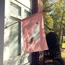 Load image into Gallery viewer, German Helmet Pigeon Pink Check Flag Canvas House Size BB7944CHF