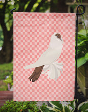 Load image into Gallery viewer, German Helmet Pigeon Pink Check Garden Flag - Outdoor Decorative Yard Flag BB7944GF