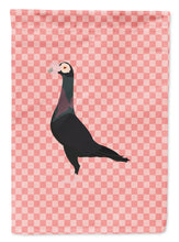 Load image into Gallery viewer, English Carrier Pigeon Pink Check Garden Flag - Outdoor Decorative Yard Flag