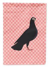 Load image into Gallery viewer, Budapest Highflyer Pigeon Pink Check Garden Flag - Outdoor Decorative Yard Flag