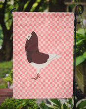 Load image into Gallery viewer, Capuchin Red Pigeon Pink Check Garden Flag - Outdoor Decorative Yard Flag