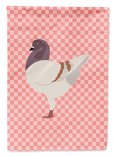 Load image into Gallery viewer, German Modena Pigeon Pink Check Garden Flag - Outdoor Decorative Yard Flag BB7949GF