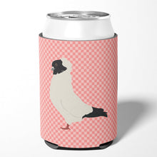 Load image into Gallery viewer, Nun Pigeon Pink Check Can or Bottle Hugger BB7952CC