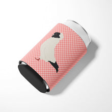 Load image into Gallery viewer, Nun Pigeon Pink Check Can or Bottle Hugger BB7952CC