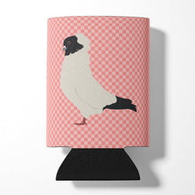 Load image into Gallery viewer, Nun Pigeon Pink Check Can or Bottle Hugger BB7952CC