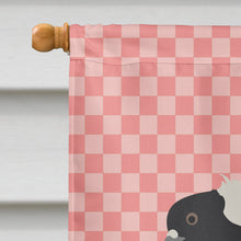 Load image into Gallery viewer, Nun Pigeon Pink Check Flag Canvas House Size BB7952CHF