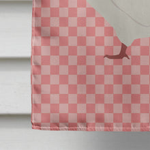 Load image into Gallery viewer, Nun Pigeon Pink Check Flag Canvas House Size BB7952CHF
