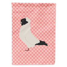 Load image into Gallery viewer, Nun Pigeon Pink Check Flag Canvas House Size BB7952CHF