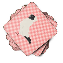 Load image into Gallery viewer, Nun Pigeon Pink Check Foam Coaster  BB7952FC