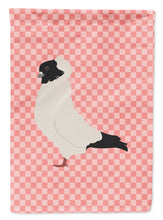 Load image into Gallery viewer, Nun Pigeon Pink Check Garden Flag - Outdoor Decorative Yard Flag