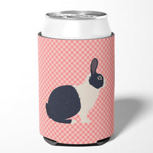 Load image into Gallery viewer, Dutch Rabbit Pink Check Can or Bottle Hugger BB7958CC