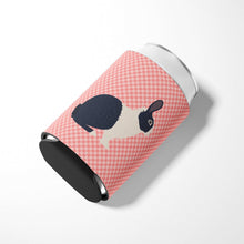 Load image into Gallery viewer, Dutch Rabbit Pink Check Can or Bottle Hugger BB7958CC