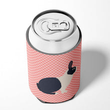 Load image into Gallery viewer, Dutch Rabbit Pink Check Can or Bottle Hugger BB7958CC