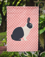 Load image into Gallery viewer, Dutch Rabbit Pink Check Garden Flag - Outdoor Decorative Yard Flag