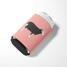 Load image into Gallery viewer, Herwick Sheep Pink Check Can or Bottle Hugger BB7970CC