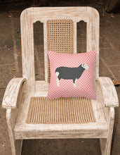 Load image into Gallery viewer, Herwick Sheep Pink Check Fabric Decorative Pillow BB7970PW1818