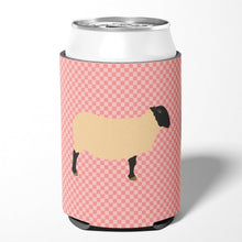 Load image into Gallery viewer, Suffolk Sheep Pink Check Can or Bottle Hugger BB7972CC