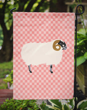 Load image into Gallery viewer, Scottish Blackface Sheep Pink Check Garden Flag - Outdoor Decorative Yard Flag