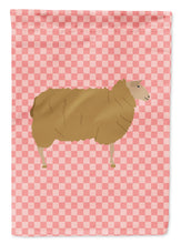 Load image into Gallery viewer, East Friesian Sheep Pink Check Garden Flag - Outdoor Decorative Yard Flag